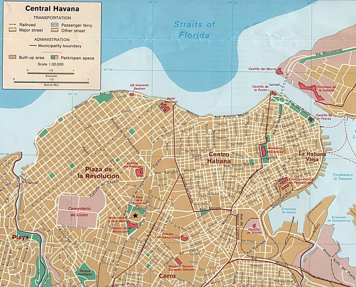 offline mapa de Havana